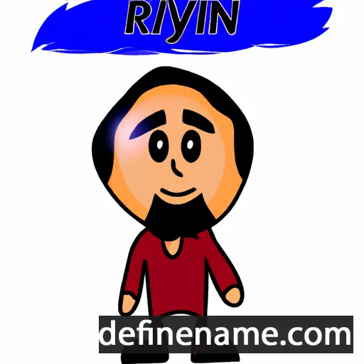 cartoon of the name Rızvan