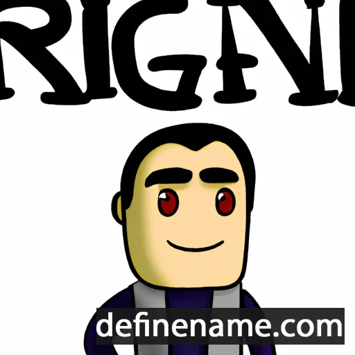 cartoon of the name Riagán