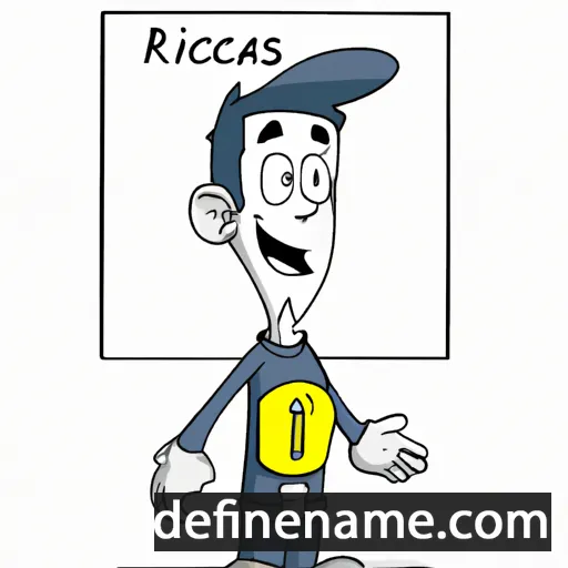 cartoon of the name Ričards