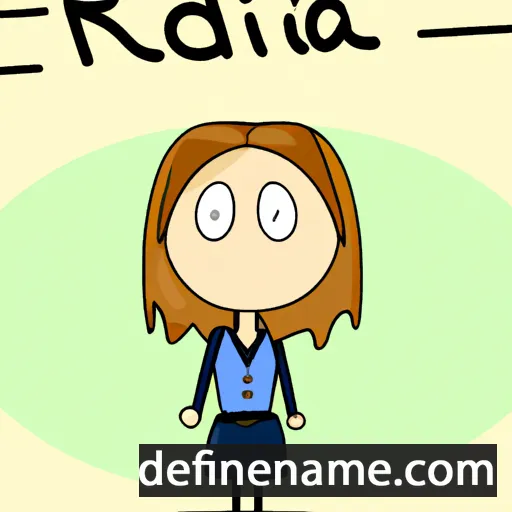 Ricarda cartoon