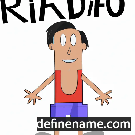 cartoon of the name Ricardo