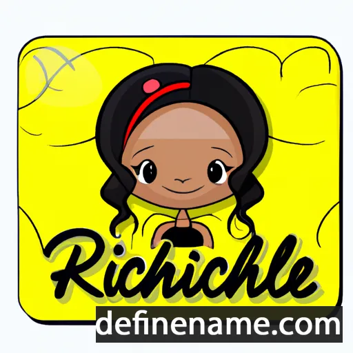 cartoon of the name Richelle