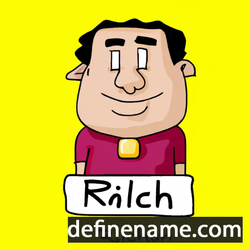 cartoon of the name Richmal