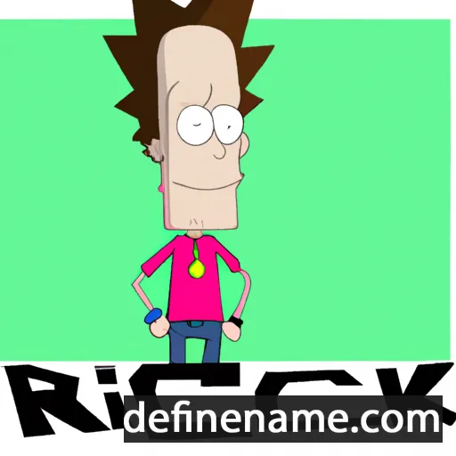 cartoon of the name Rick