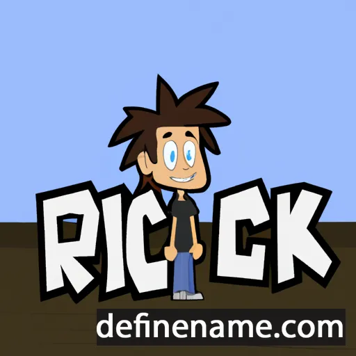 cartoon of the name Ricki