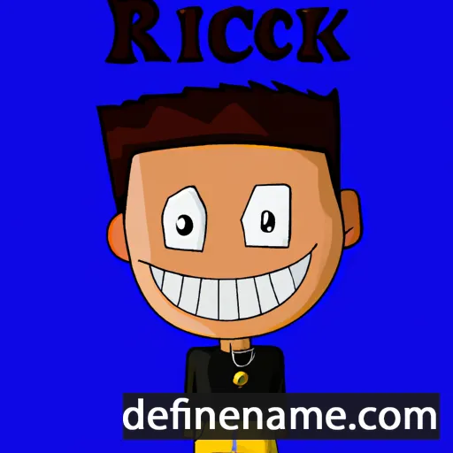 cartoon of the name Rickie