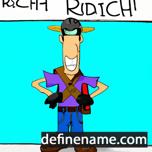 cartoon of the name Riderch