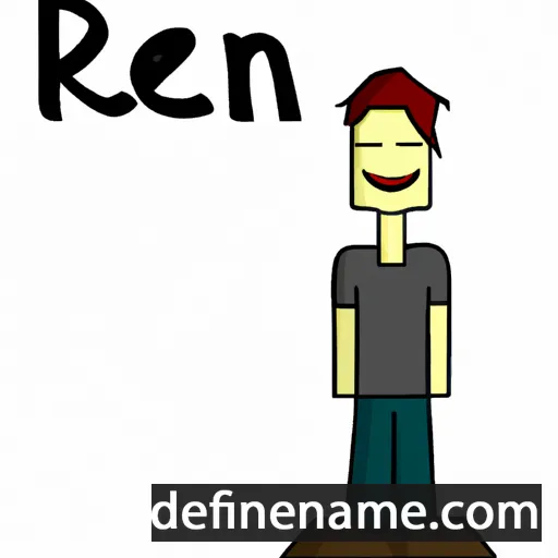 cartoon of the name Rien