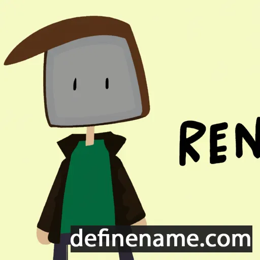 cartoon of the name Rien