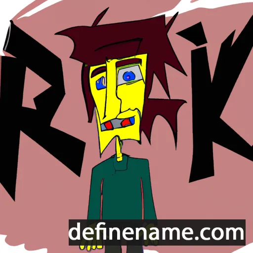 Rik cartoon