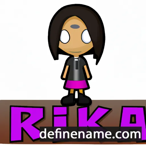 cartoon of the name Rika