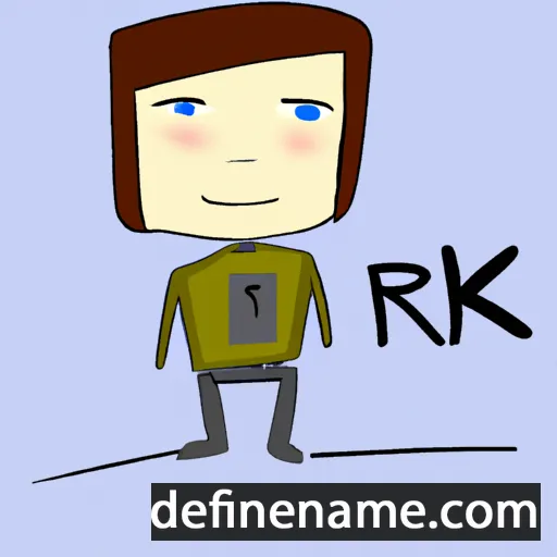 cartoon of the name Rike