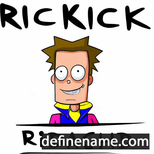 cartoon of the name Rikhard