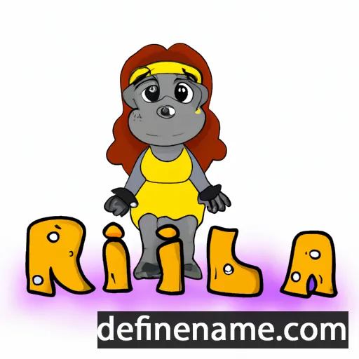 cartoon of the name Rilla