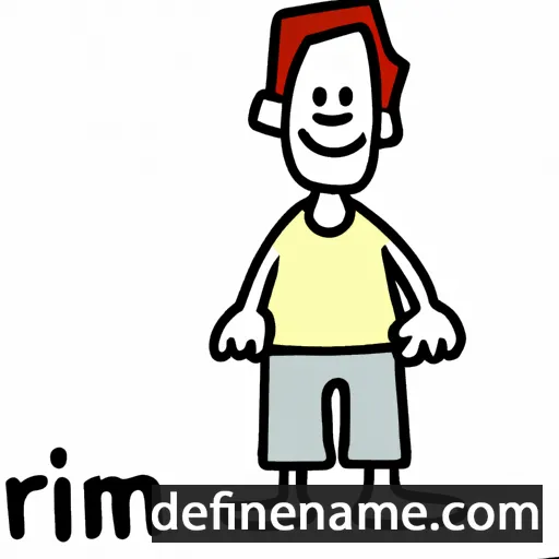 cartoon of the name Rim