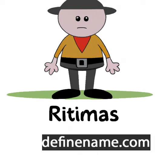 cartoon of the name Rimantas