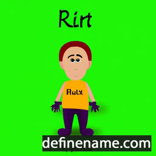 cartoon of the name Rinat