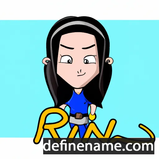 cartoon of the name Rini