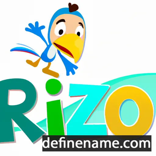 cartoon of the name Rio