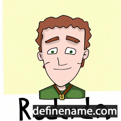 cartoon of the name Riordan