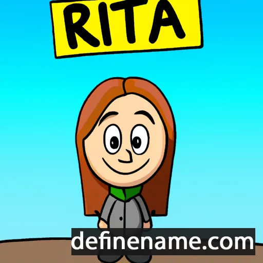 cartoon of the name Rita