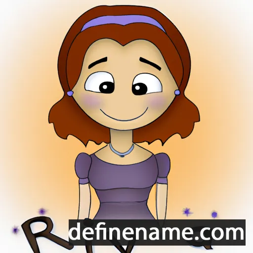 cartoon of the name Ritva