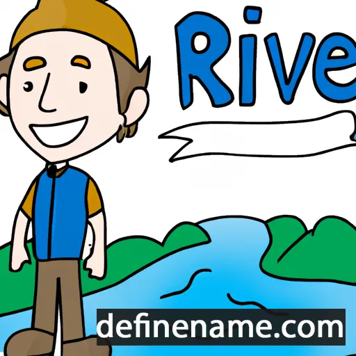 cartoon of the name River