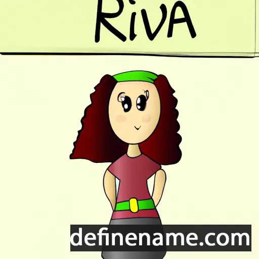 cartoon of the name Rivka