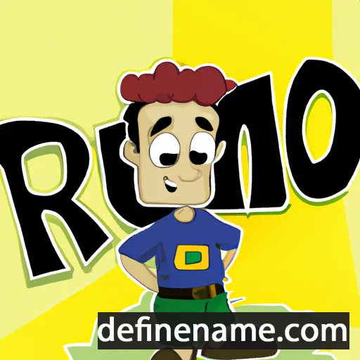 Rómulo cartoon