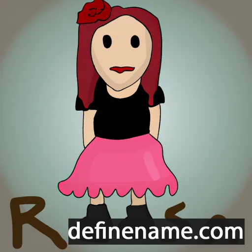 cartoon of the name Rózsa