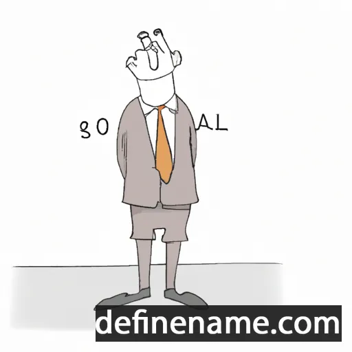 cartoon of the name Roald