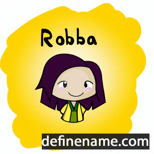 cartoon of the name Robena