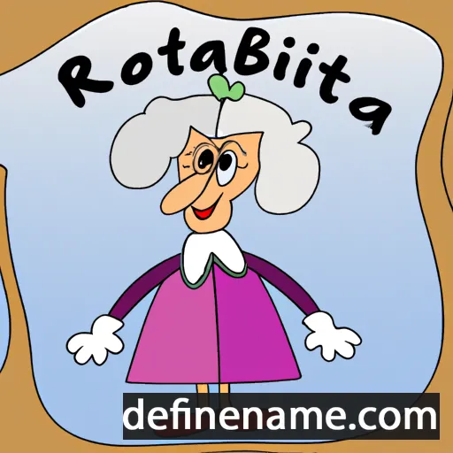 cartoon of the name Robertina