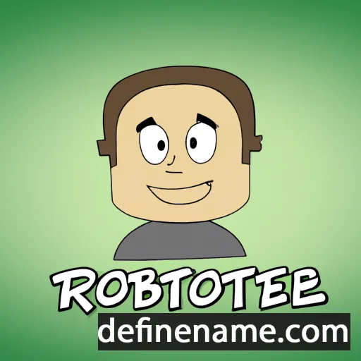 cartoon of the name Roberto