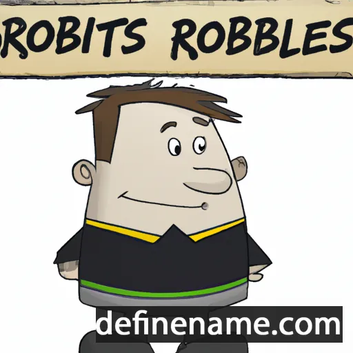 cartoon of the name Roberts