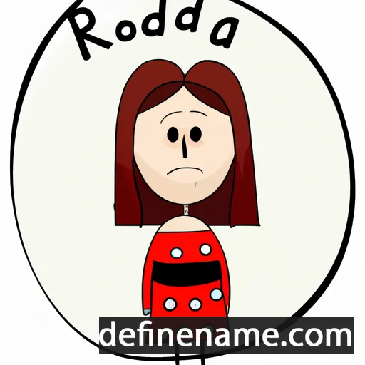 cartoon of the name Rodica