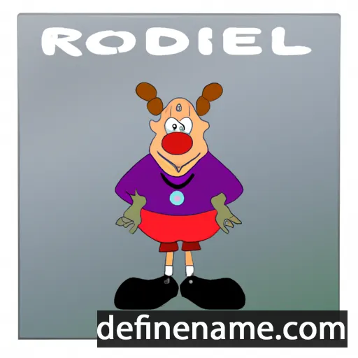 cartoon of the name Rodolf