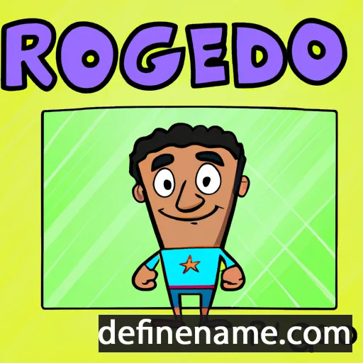 cartoon of the name Rodrigo