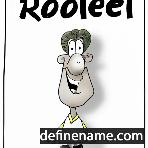 cartoon of the name Roelof