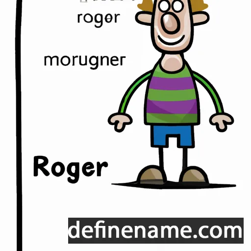 cartoon of the name Rogier