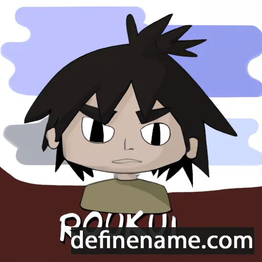 cartoon of the name Rokurou