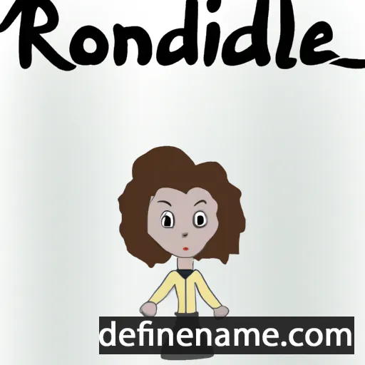 cartoon of the name Rolande