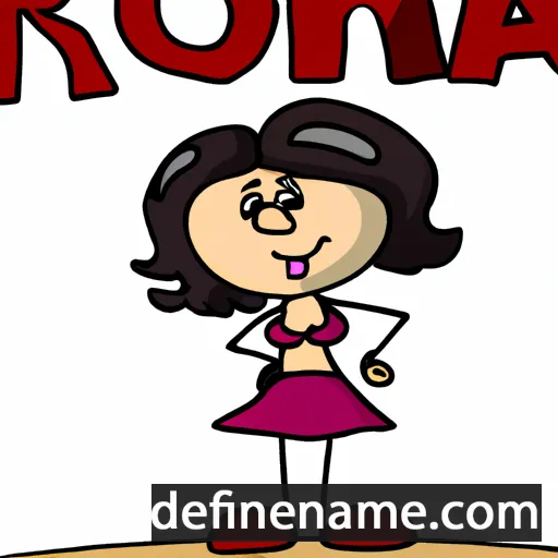 cartoon of the name Roma