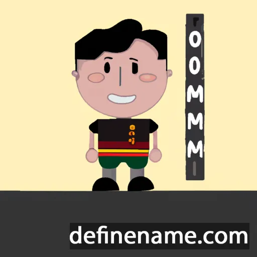 cartoon of the name Román