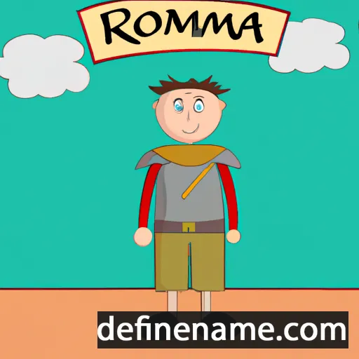 cartoon of the name Romano