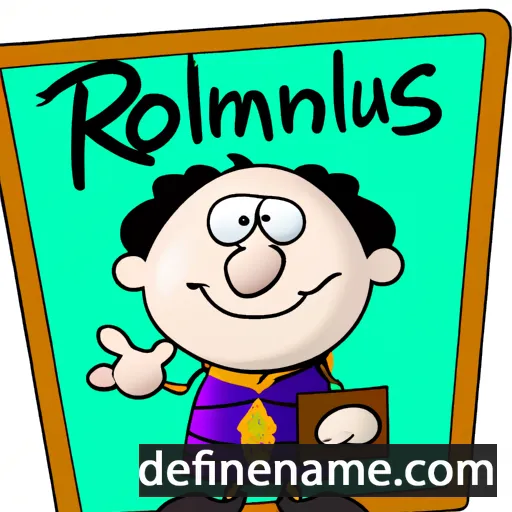 cartoon of the name Romilius