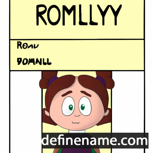 cartoon of the name Romilly