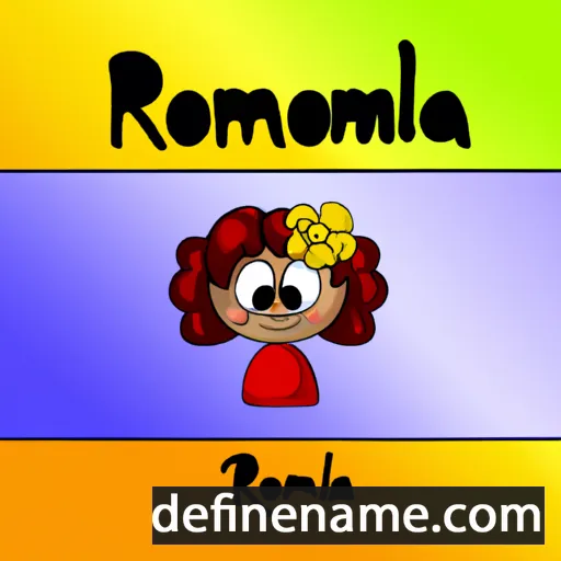 cartoon of the name Romola