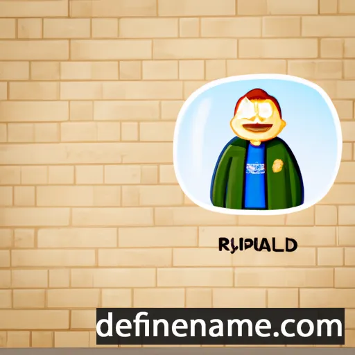 cartoon of the name Romuald