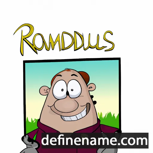 cartoon of the name Romualds